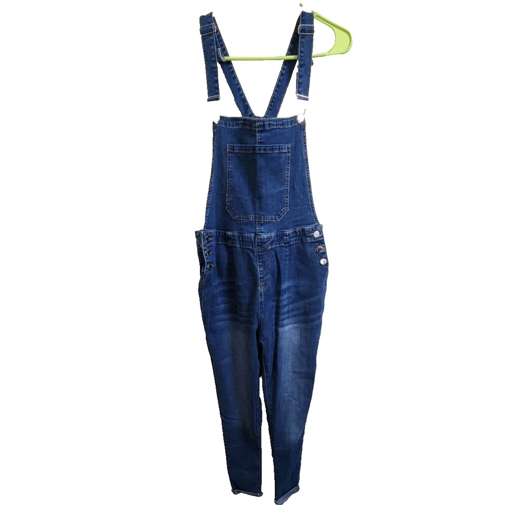 Women Denim Overalls Size XL